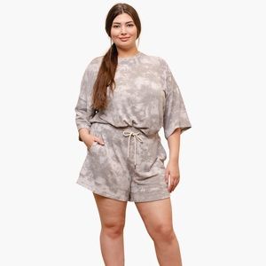 Gilli Tie Dye Oversized Lounge Set Size Large